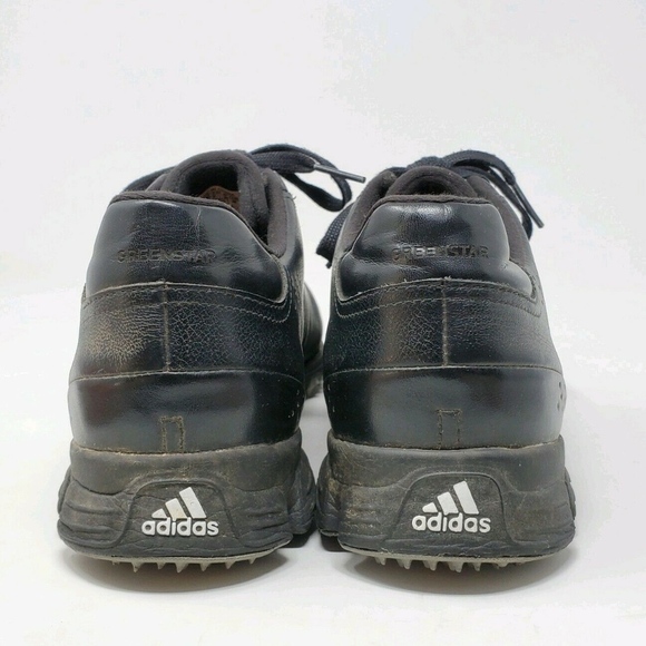 2010 ADIDAS GREENSTAR Z BLACK LEATHER GOLF SHOE - Picture 4 of 8
